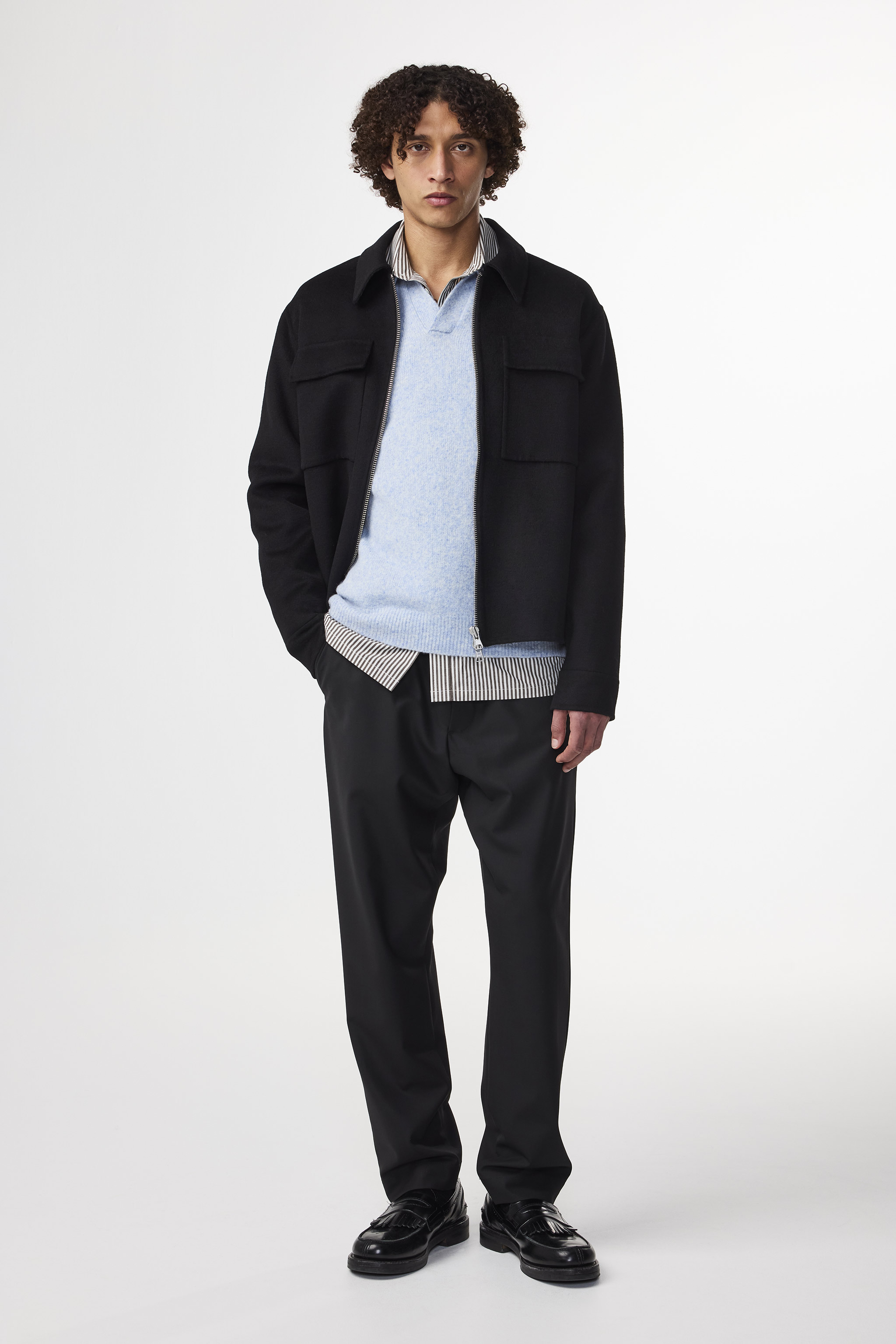 Alban 8447 men's jacket - Black - Buy online at NN.07®