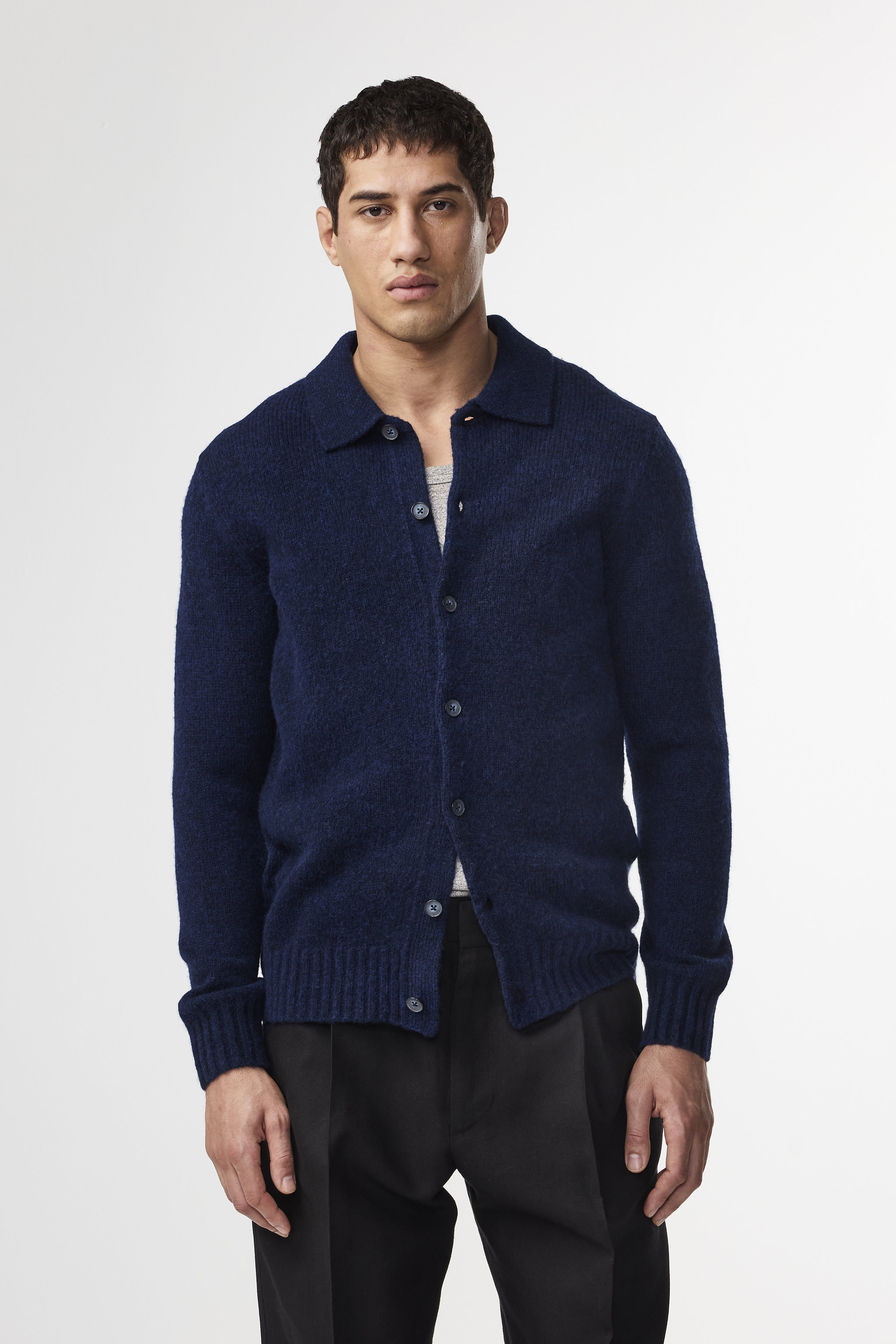 b*d様 palace yeti cardigan navy s b*d様 palace yeti cardigan navy s Dark Navy Herdsman Shawl