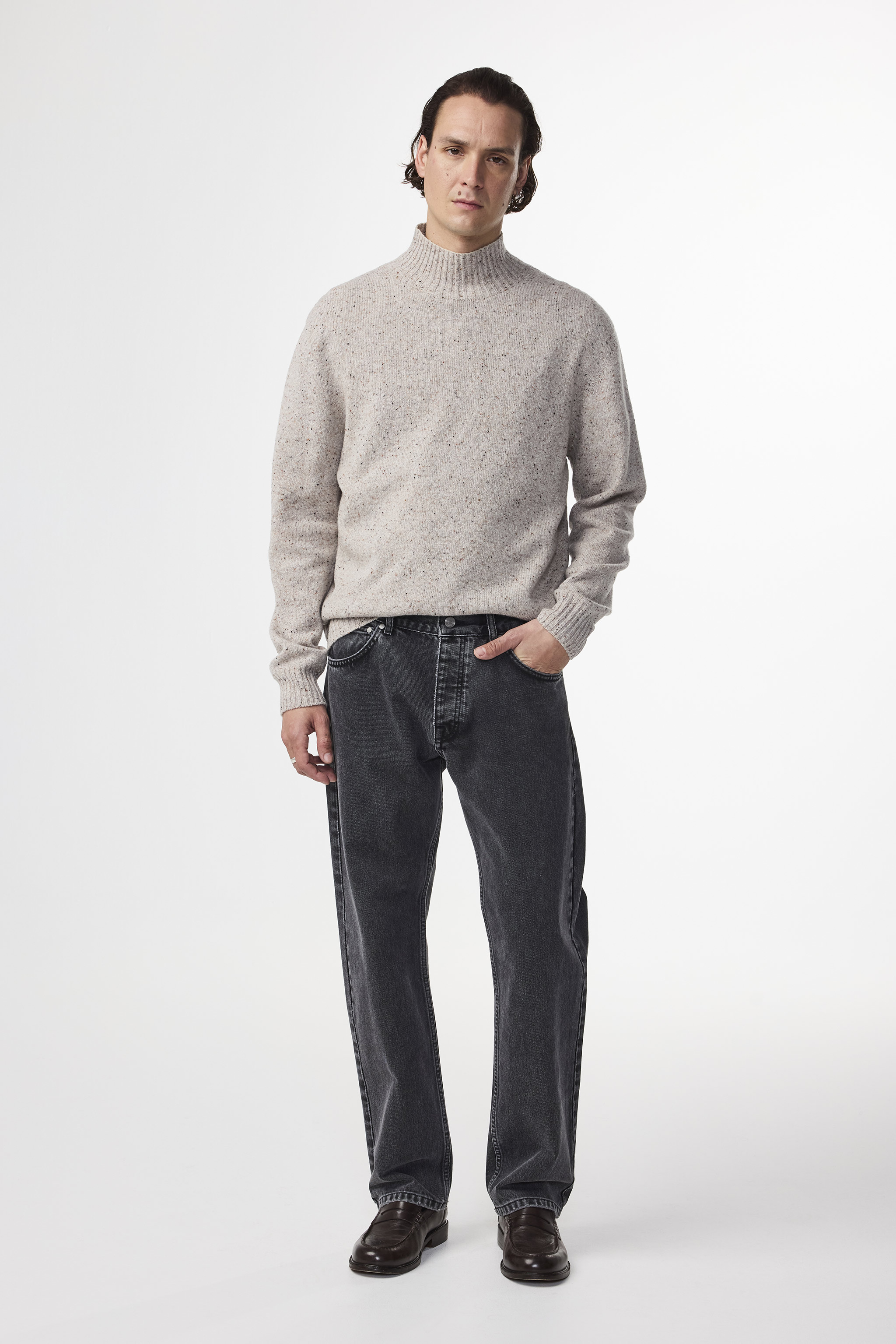 Nahyat ニット(N-043) Aksel 6697 men's sweater - Ivory - Buy online at NN.07®