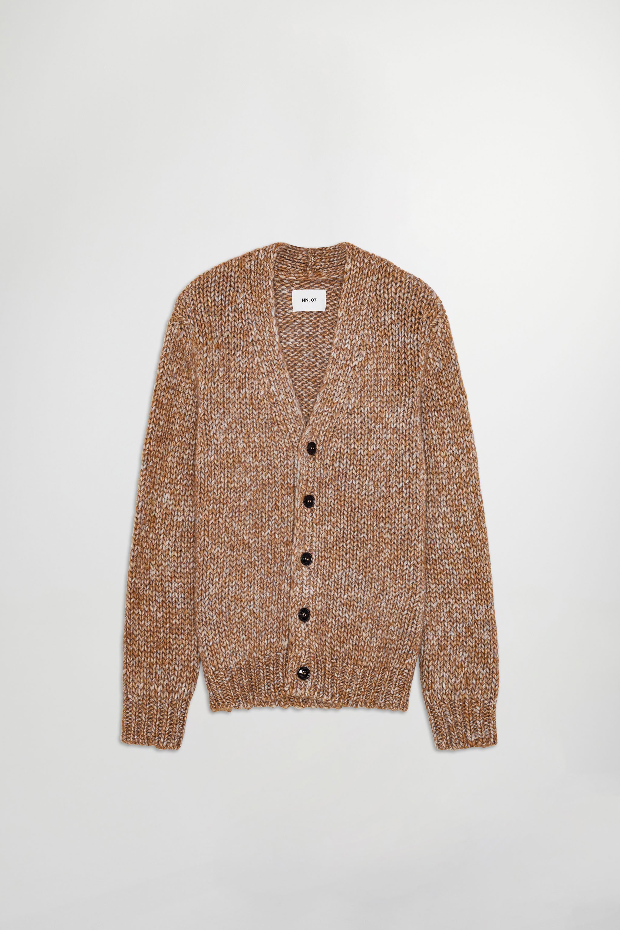 新品⭐︎ myday Corduroy Cardigan Natural Dusty Olive Brown Future Wool Mix Short Sleeve Cardigan