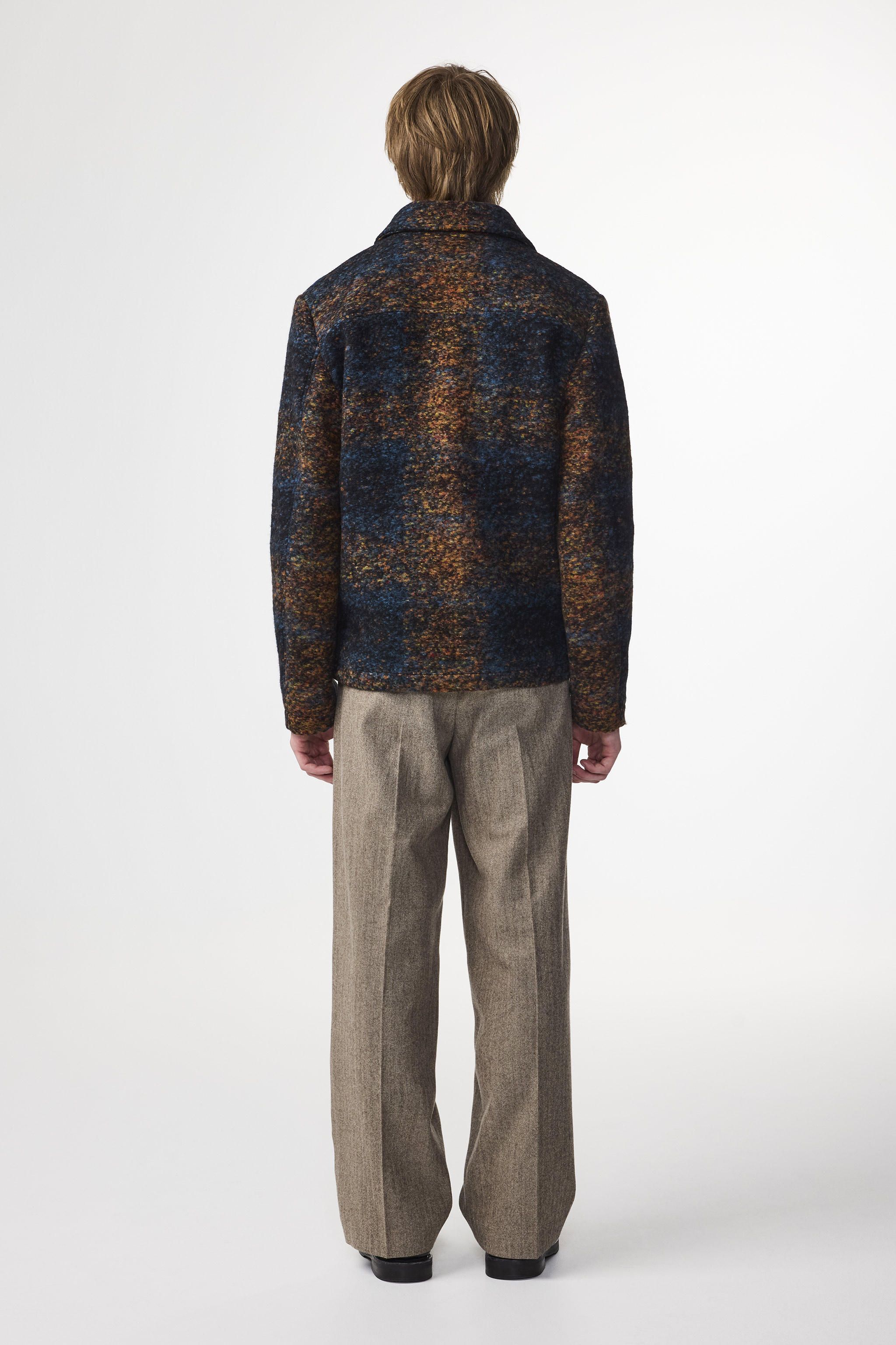 最終値下げwool100%check jacket36 Gael Selection | NN.07® Online Store