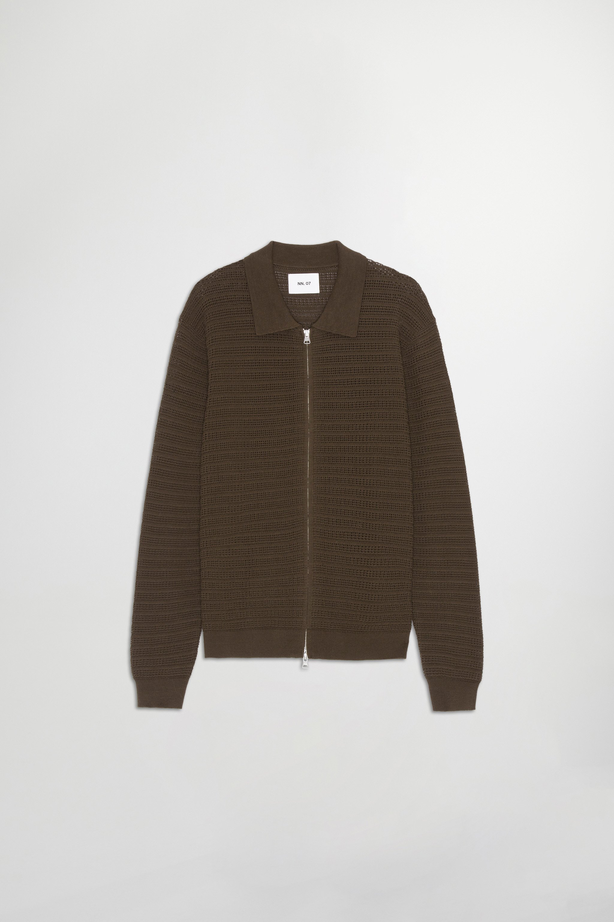NULLUS 25ss DECONSTRUCTED SWEATER サイズ1 CLOUT COLLECTION ™ | Deconstructed Knit Sweater in Neutral Tone