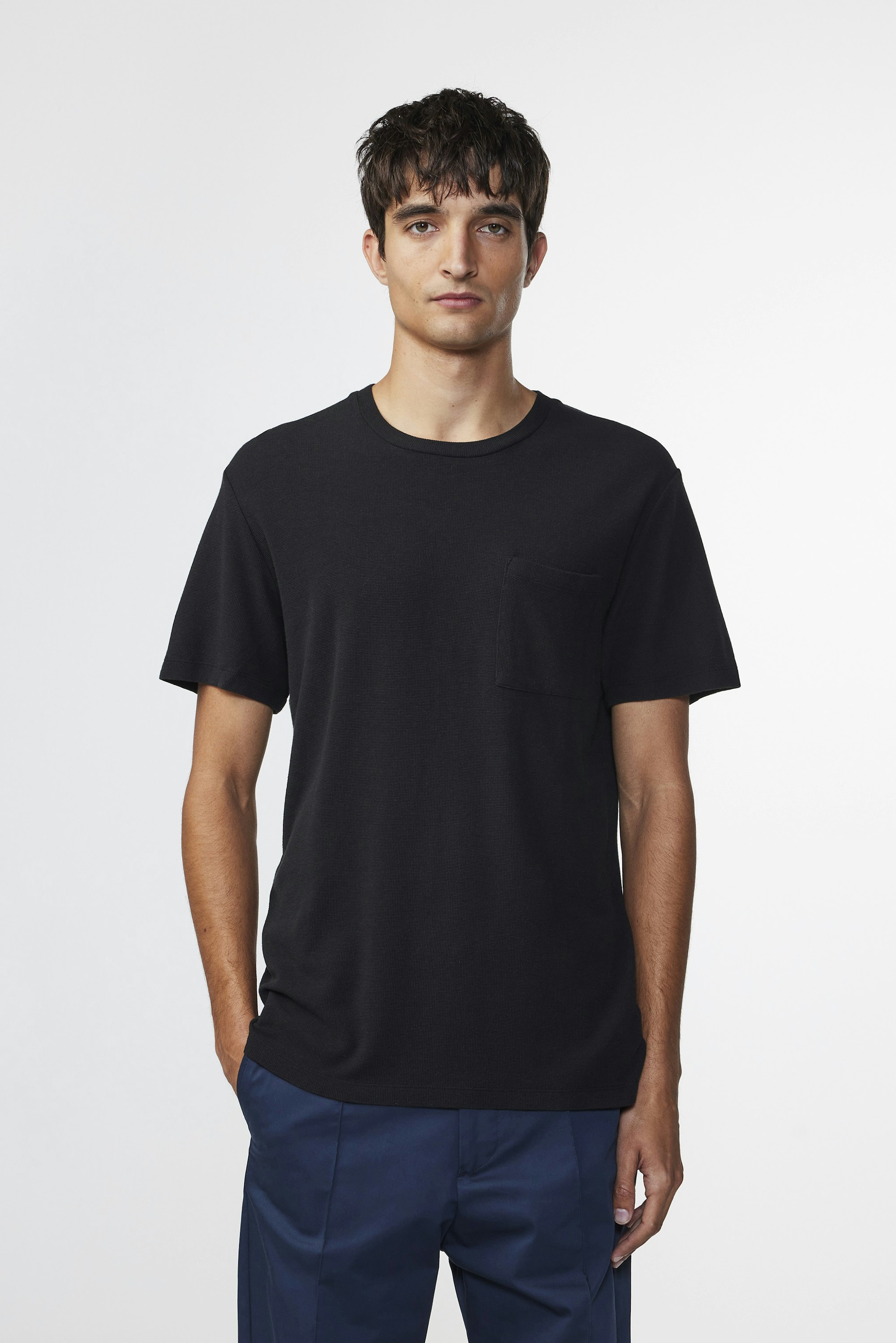 Black online t-shirt men\'s Clive at - 3323 - Buy