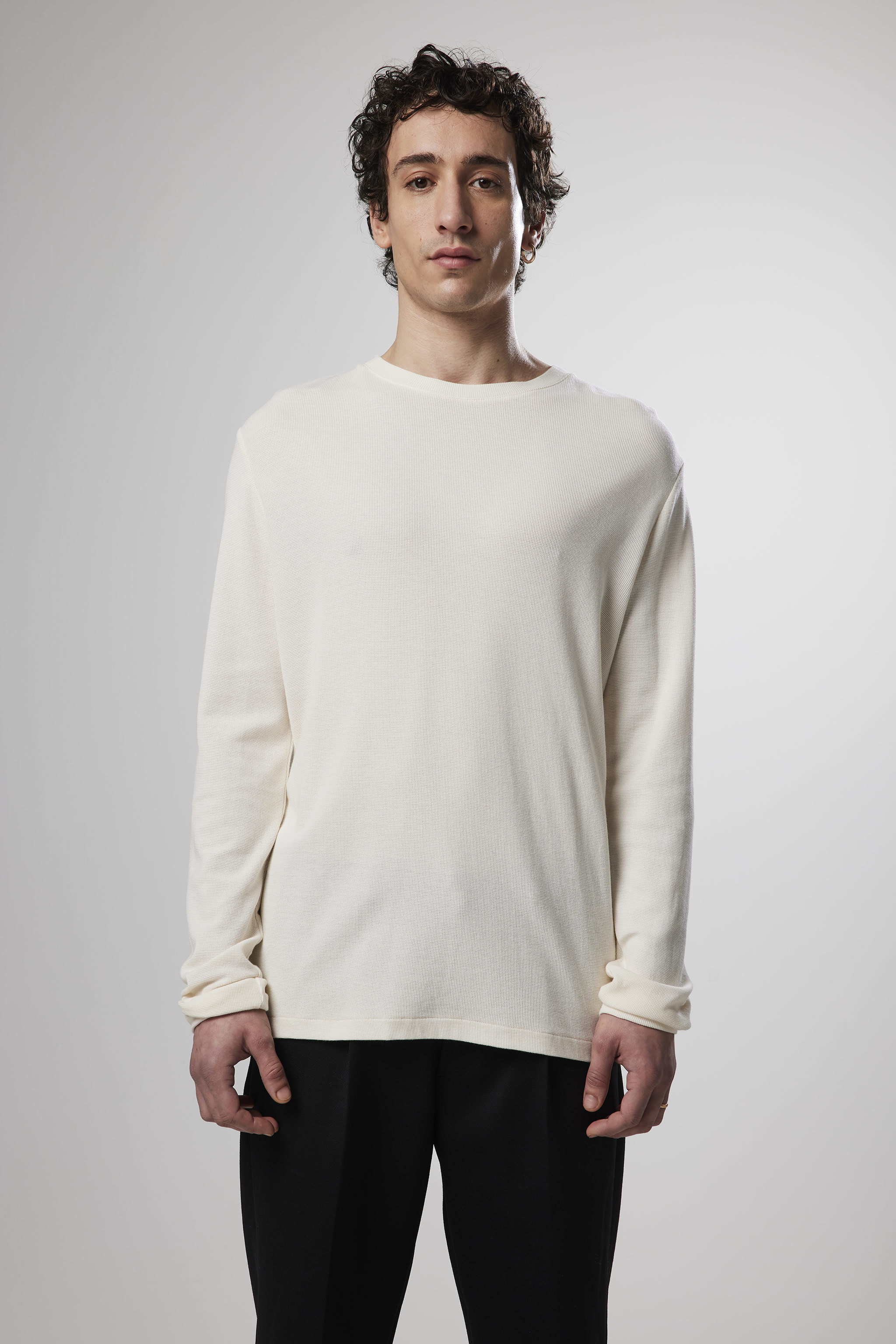 Clive Waffle Knit Tee 3323