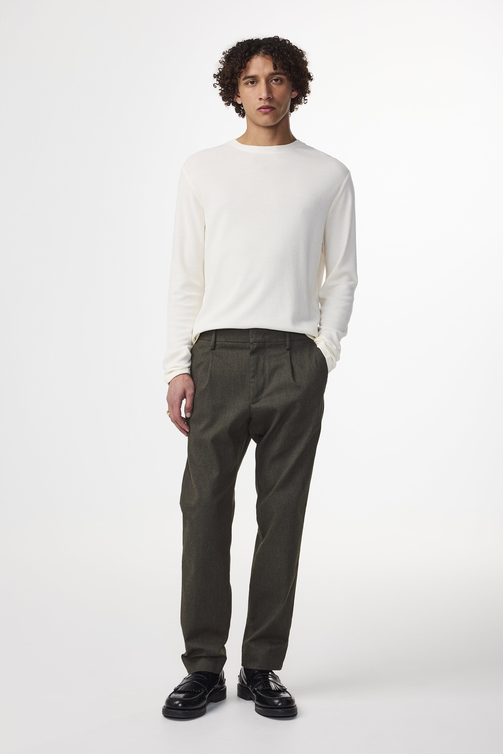 Clive 3323 men's t-shirt - Egg White - Buy online at NN.07®