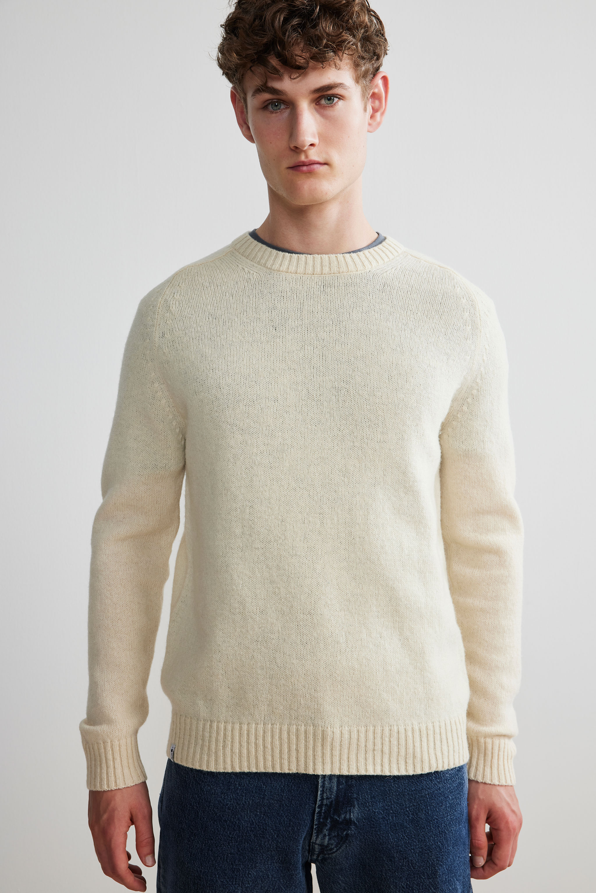 Nathan 6212 men's sweater - White - Buy online at NN.07®