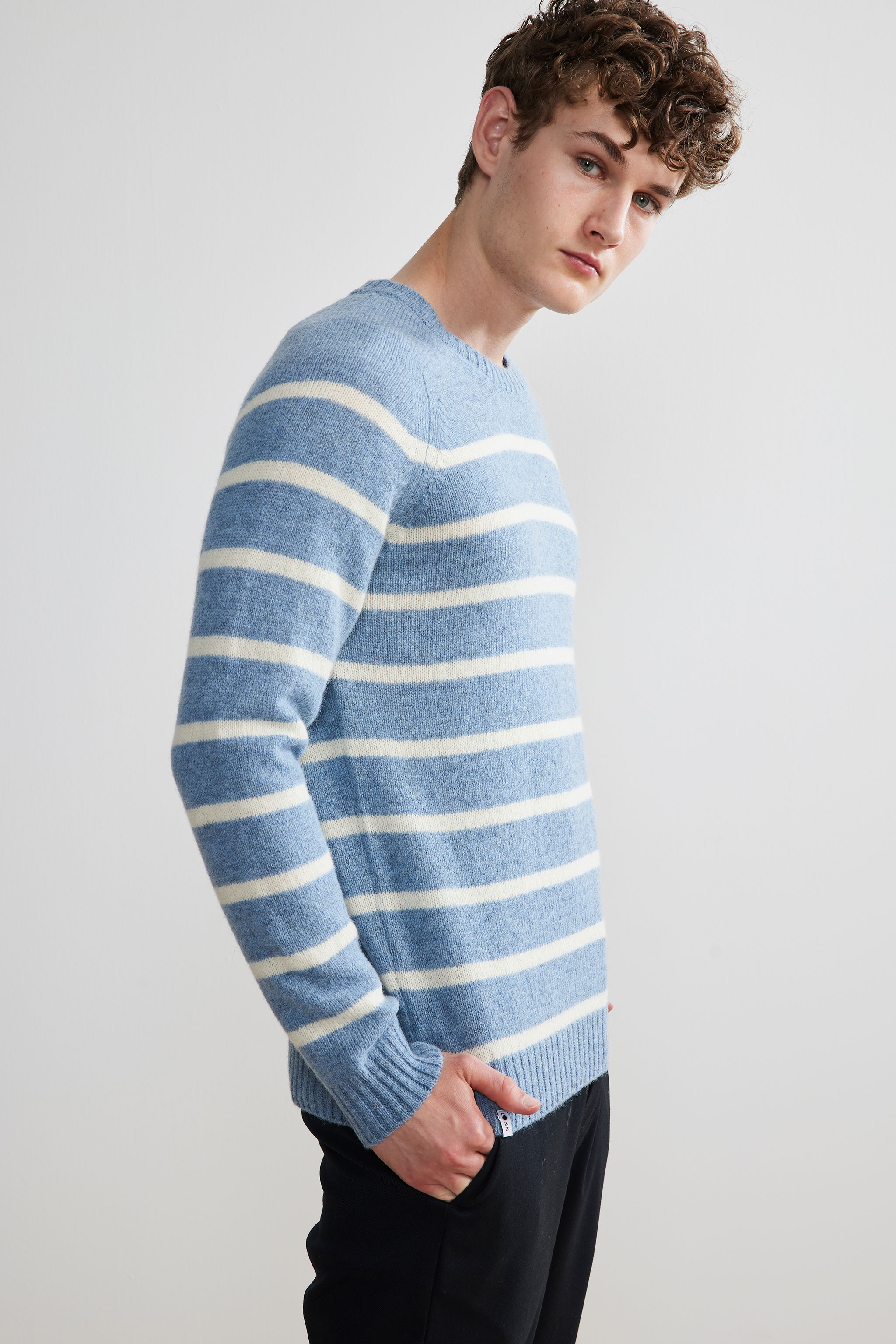 Nathan Stripe men's sweater - - Buy online at NN07®