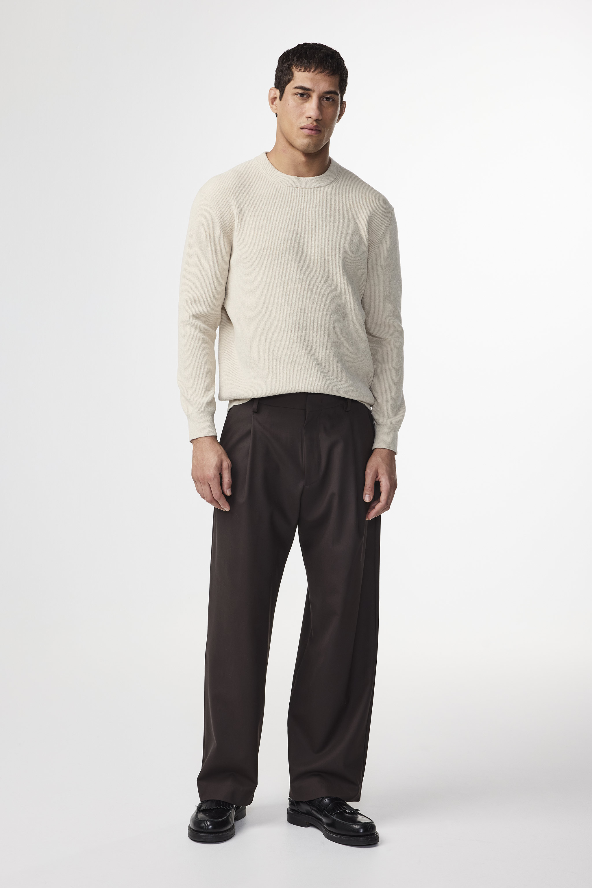 Danny 6429 men's sweater - Ecru - Buy online at NN.07®