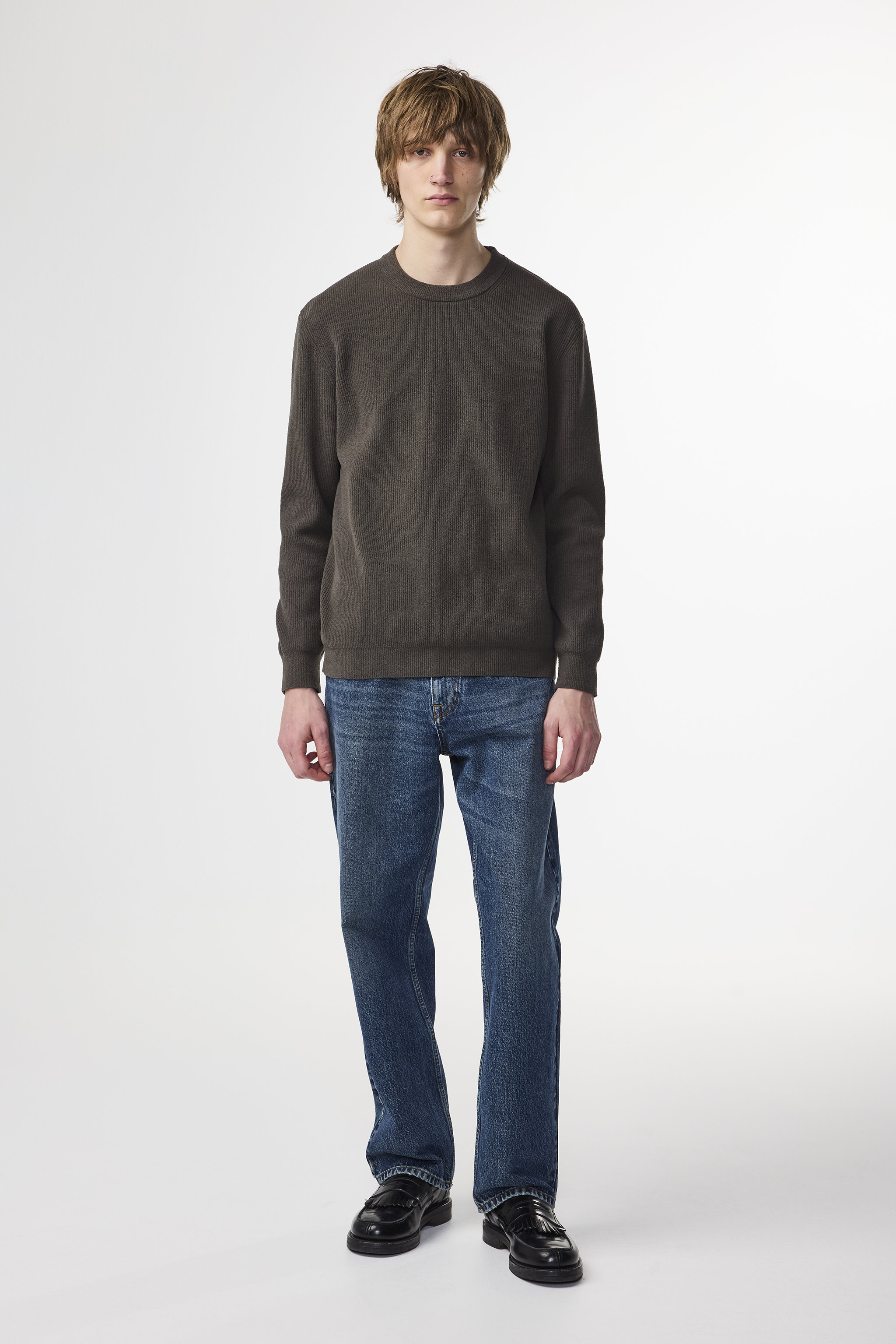 Danny 6429 men's sweater - Dark Army - Buy online at NN.07®