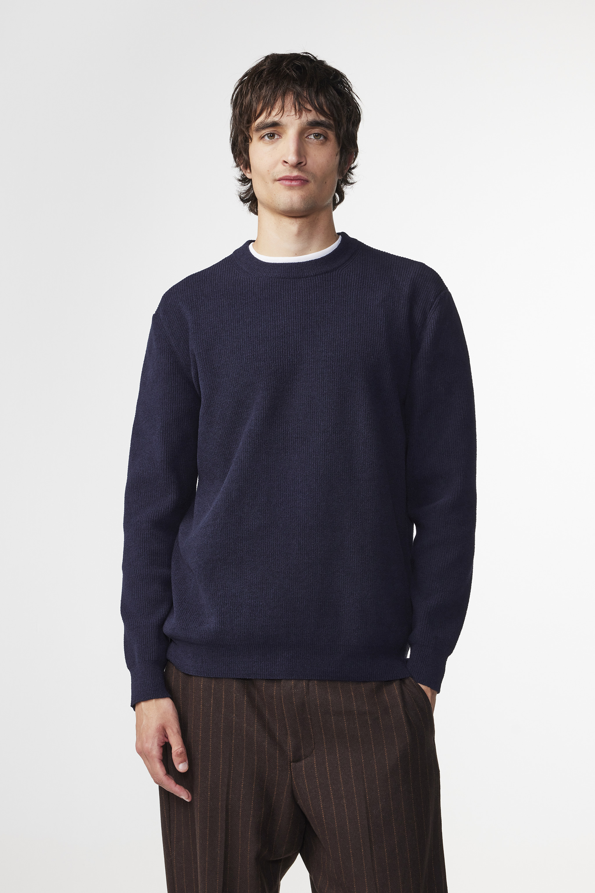 Navy blue lightweight sweater best sale