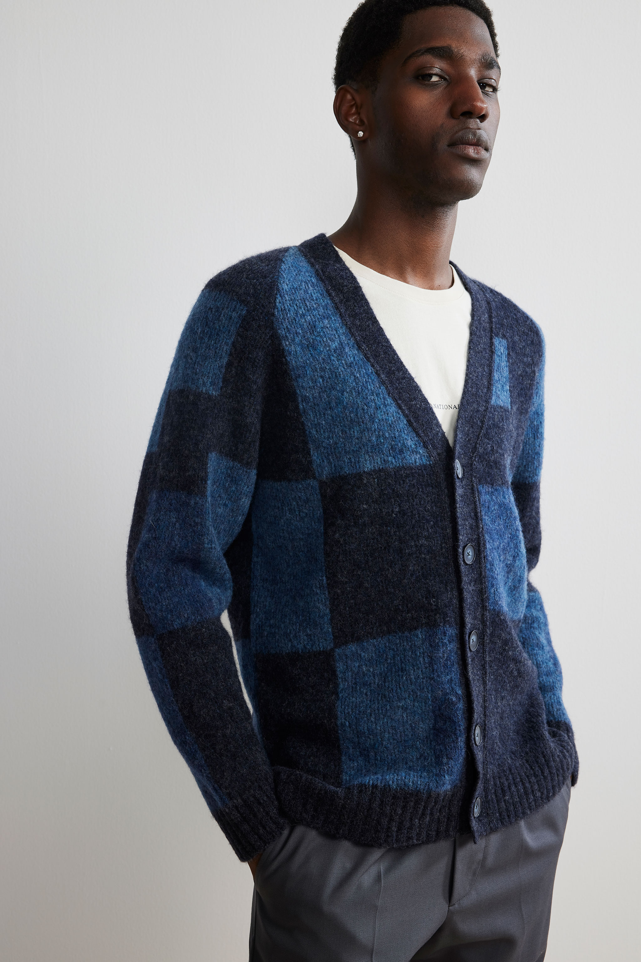 Viggo 6465 men's sweater - Blue - Buy online at NN07®