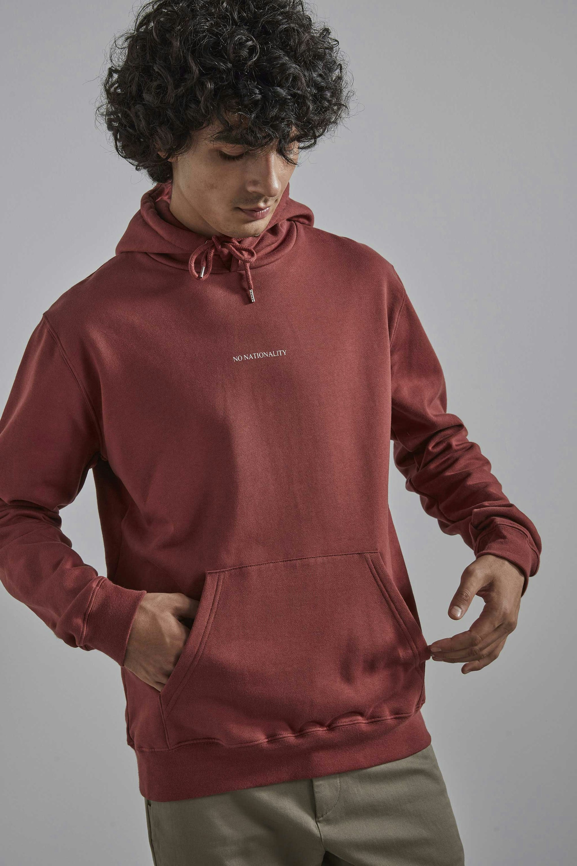 Ikke kompliceret bang Hvor Barrow Print 3385 men's hoodie - Burned Red #542 - Buy online at NN07®