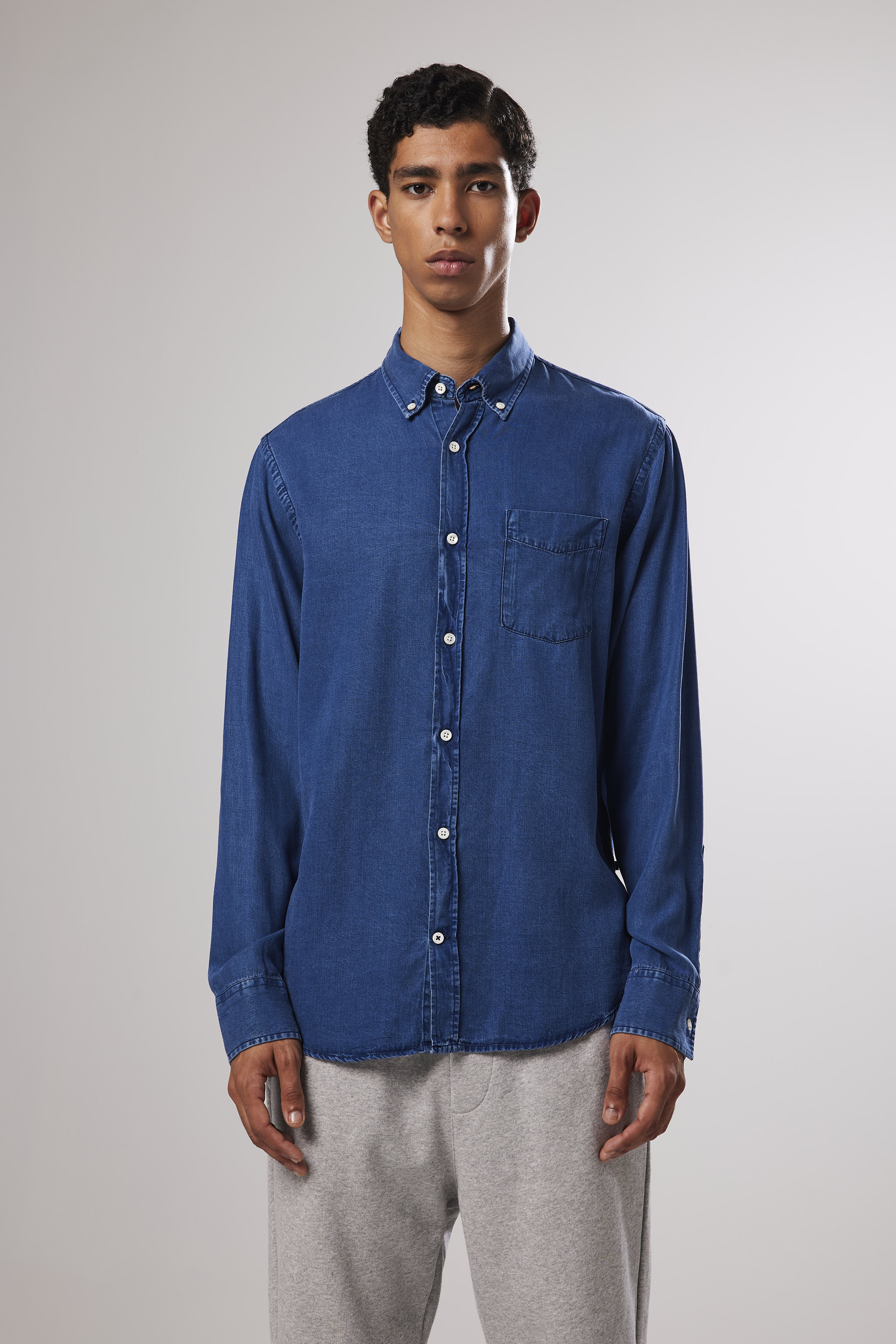 Levon 5767 men's shirt - Blue - Buy online at NN07®