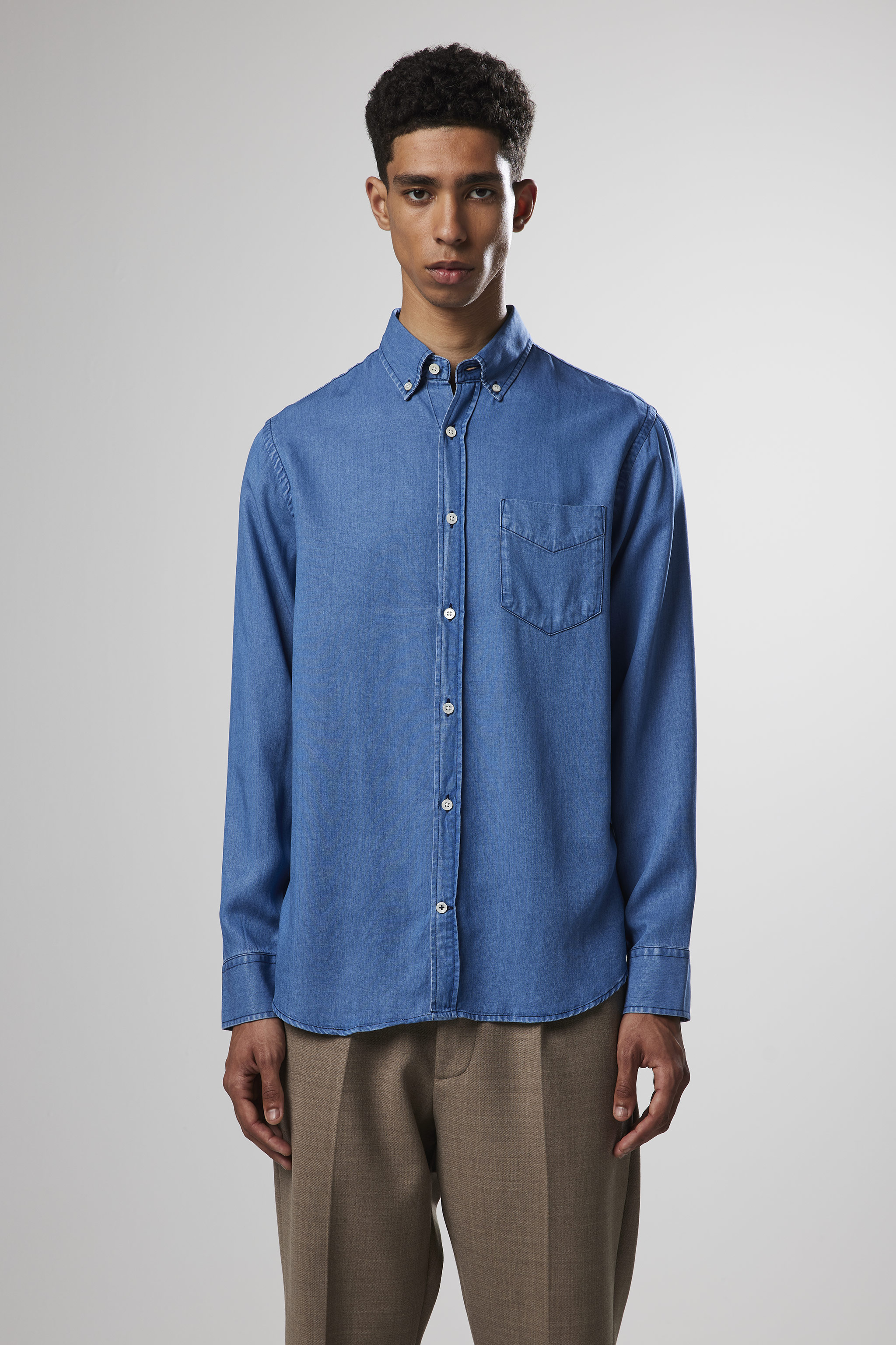 Levon 5767 men's shirt - Blue - Buy online at NN07®