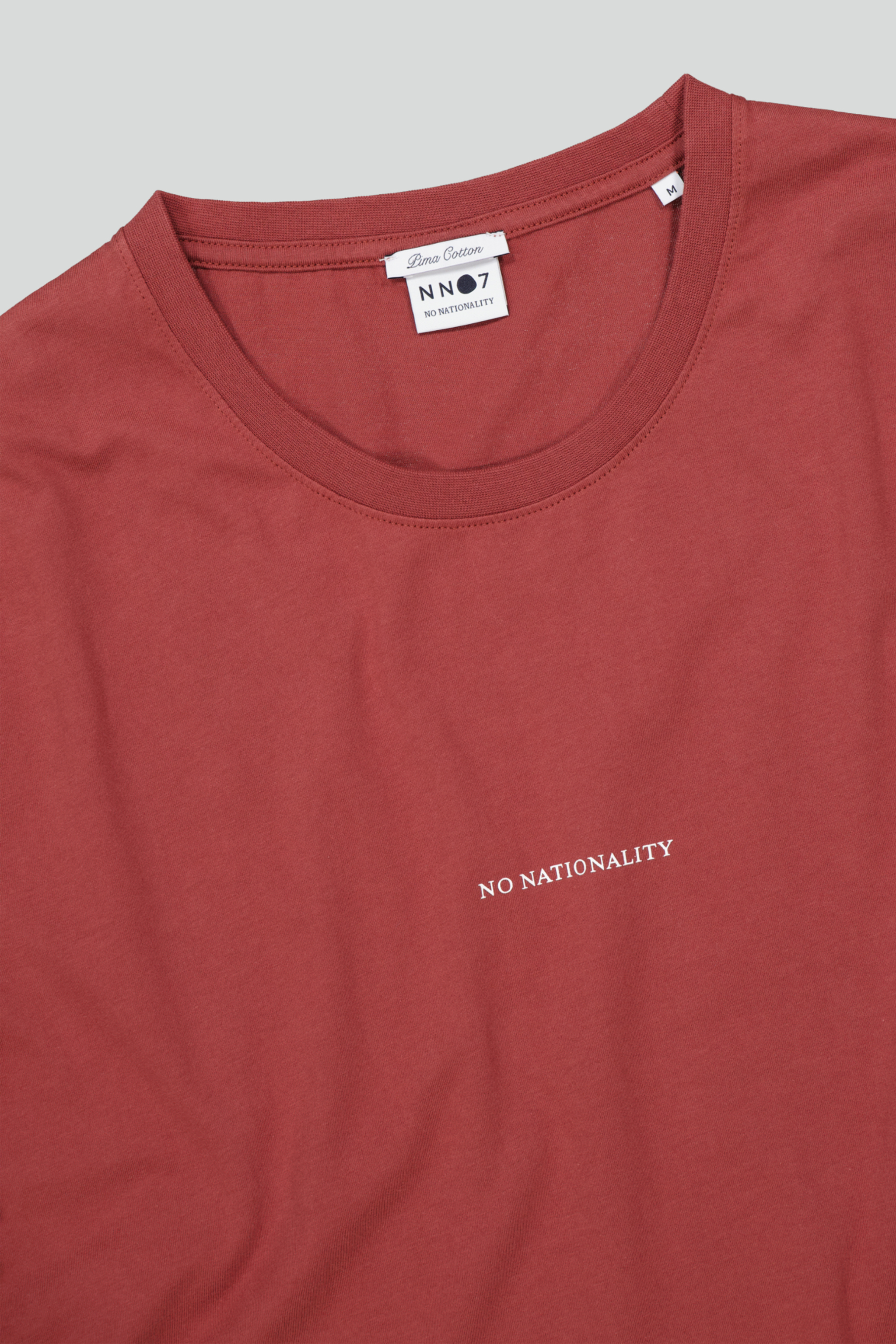 uddanne is Føde Ethan 3208 men's t-shirt - Burned Red #542 - Buy online at NN07®
